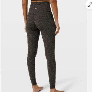 Lululemon Align Pant II - Womens Wild Thing Black Camo Print - Size 4 - EUC